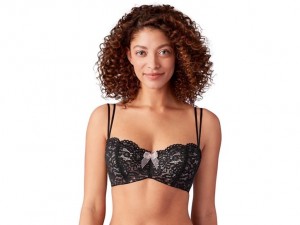 Black Wacoal b.tempt'd Ciao Bella Balconette Underwear | ZNBHQPK-29