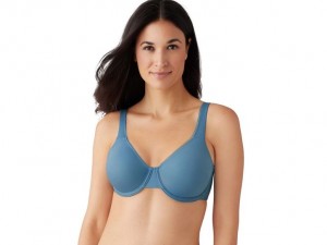 Blue Wacoal High Standards Underwire Underwear | OSEUGIL-18