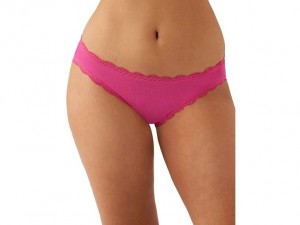 Pink Wacoal b.tempt'd Inspired Eyelet Bikinis | PMZHRTO-16