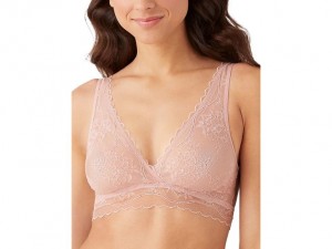 Pink Wacoal b.tempt'd No Strings Attachedlette Bralettes | OWGDQHE-19