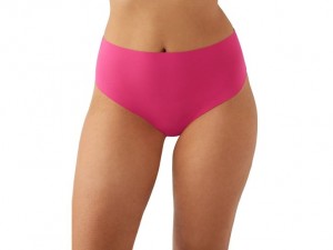 Pink Wacoal b.tempt'd b.bare Hi-Waist Thong | ERXNPFK-21