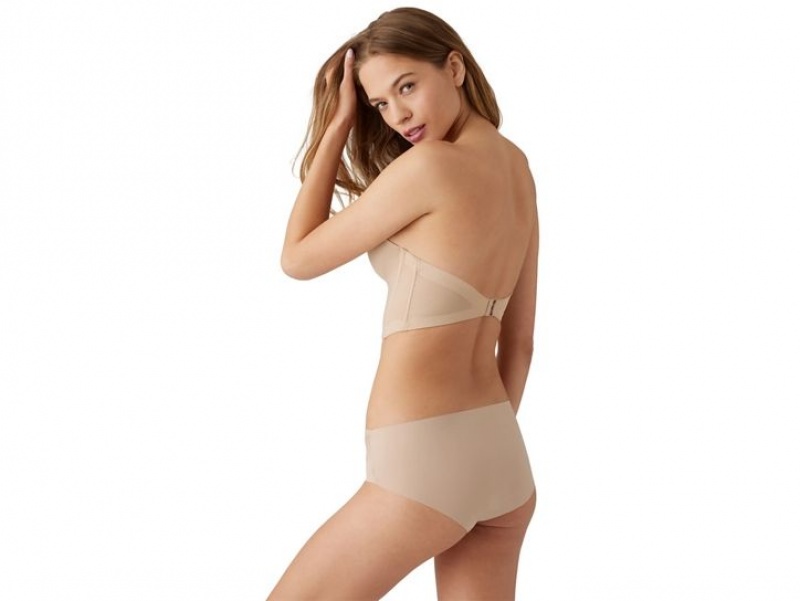 Beige Wacoal b.tempt'd Future Foundation Backless Strapless Bra | WFJNUOQ-19