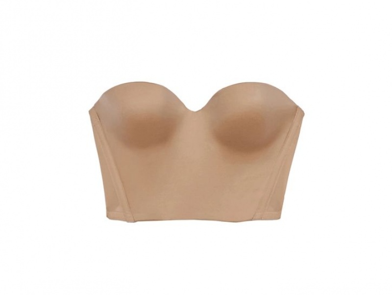 Beige Wacoal b.tempt'd Future Foundation Backless Strapless Bra | WFJNUOQ-19