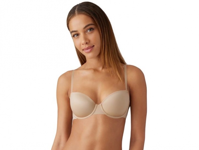 Beige Wacoal b.tempt\'d Future Foundation Balconette Underwear | QBNGOKS-09