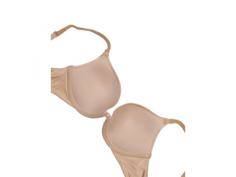 Beige Wacoal b.tempt'd Future Foundation Push-Up Bra | XZFAYTO-61