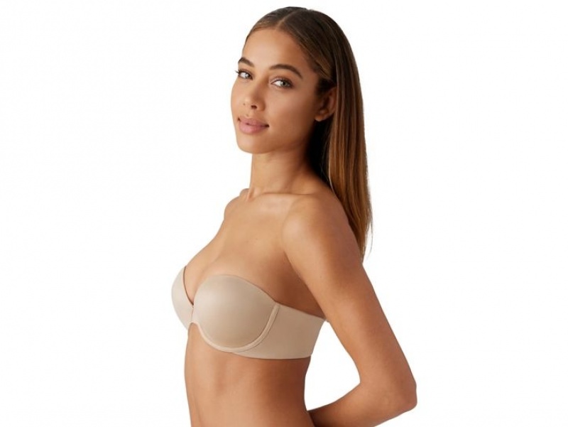 Beige Wacoal b.tempt'd Future Foundation Strapless Bra | RPZKXNQ-35