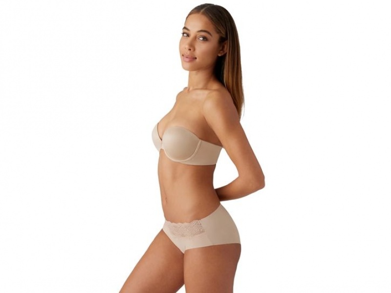 Beige Wacoal b.tempt'd Future Foundation Strapless Bra | RPZKXNQ-35