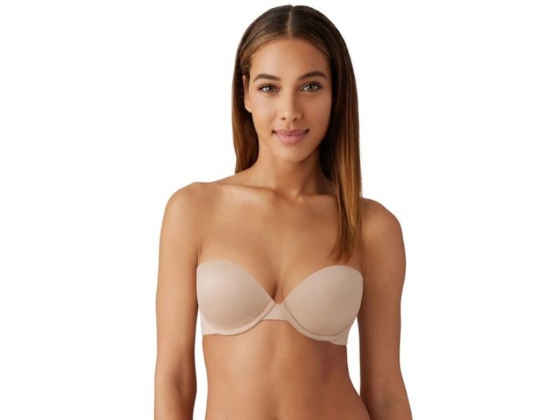 Beige Wacoal b.tempt\'d Future Foundation Strapless Bra | RPZKXNQ-35