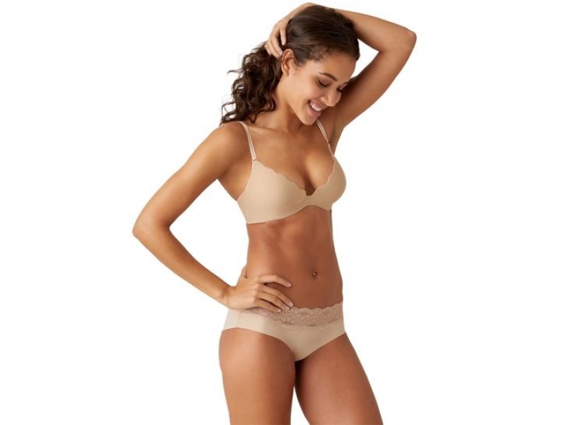 Beige Wacoal b.tempt'd b.wow'd Push-Up Bra | KXTWDRS-25