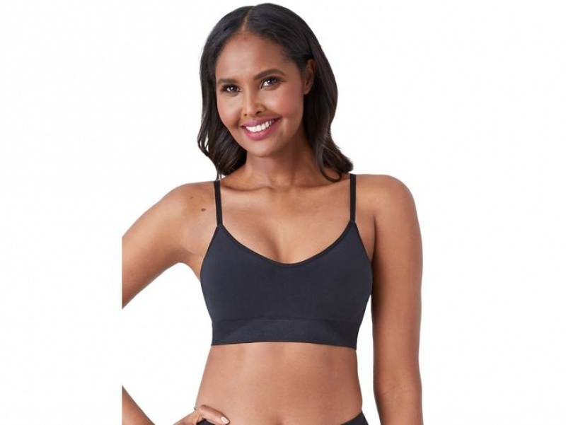 Black Wacoal B-Smooth®lette Bralettes | VAPYKOX-53