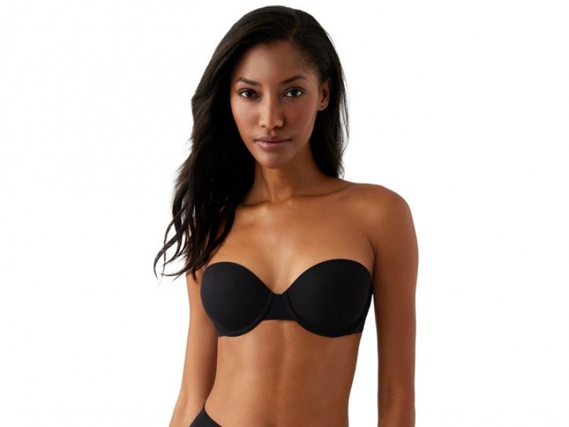 Black Wacoal Comfort First Strapless Bra | CAEUXYQ-94