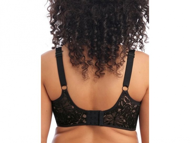 Black Wacoal Elomi Kelseylette Bralettes | GJMOHID-05