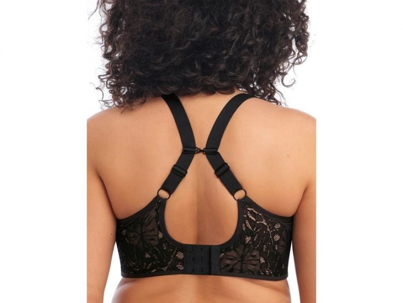 Black Wacoal Elomi Kelseylette Bralettes | GJMOHID-05