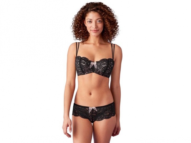 Black Wacoal b.tempt'd Ciao Bella Balconette Underwear | ZNBHQPK-29