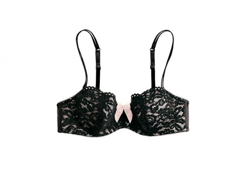 Black Wacoal b.tempt'd Ciao Bella Balconette Underwear | ZNBHQPK-29