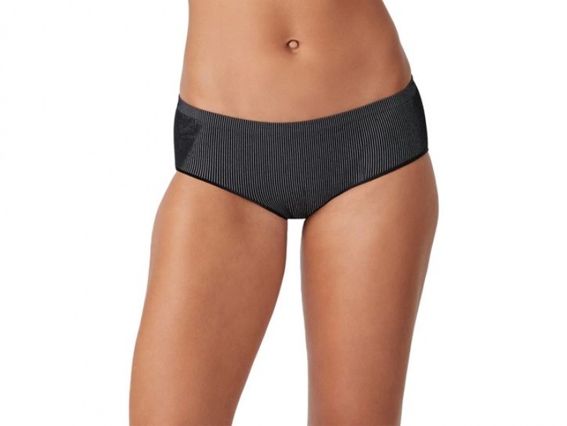 Black Wacoal b.tempt\'d Comfort Intended Rib Hipster Panty | IOMTQAB-25