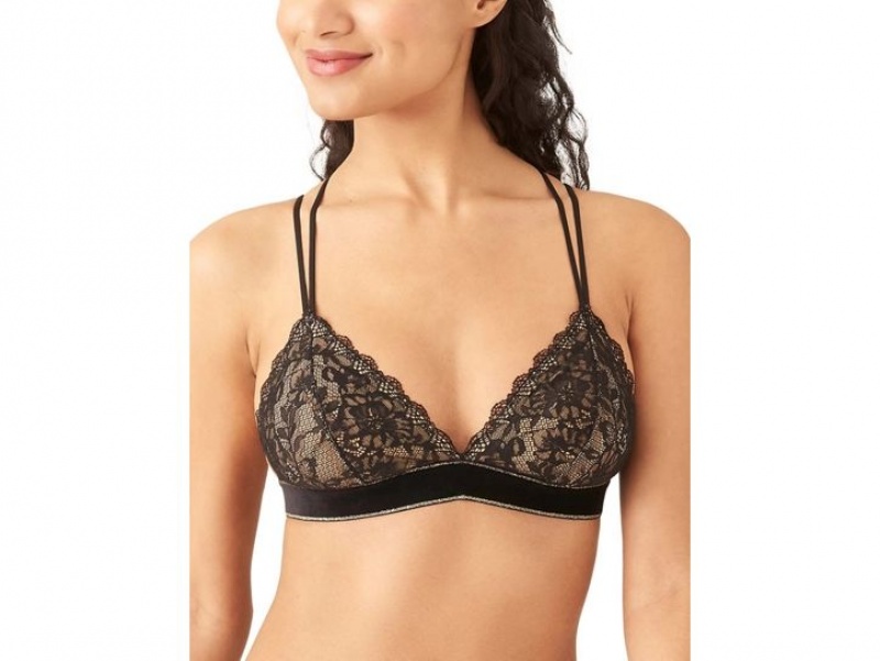 Black Wacoal b.tempt\'d Encounterlette Lace | HKCNFZG-45