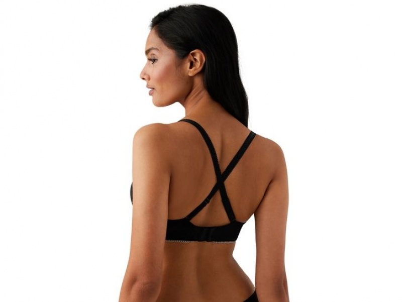 Black Wacoal b.tempt'd Modern Method Strapless Bra | TSIQAVH-79