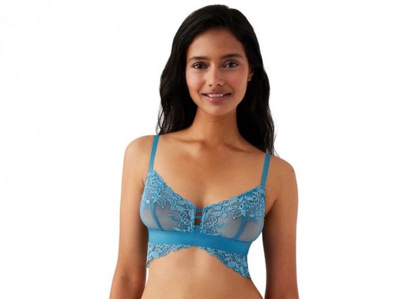 Blue Coral Wacoal b.tempt\'d Opening Actlette Bralettes | AEVFSQX-61