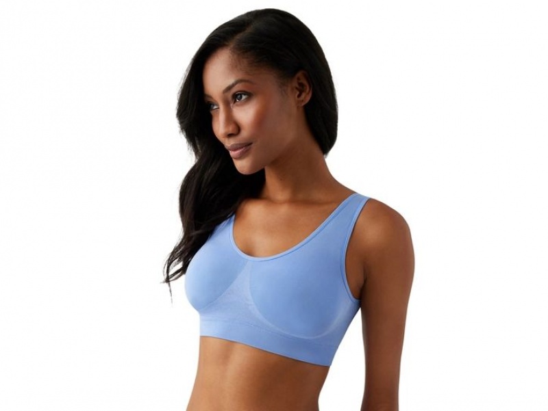 Blue Wacoal B-Smooth® Wire Freelette Bralettes | GUCMAFD-87