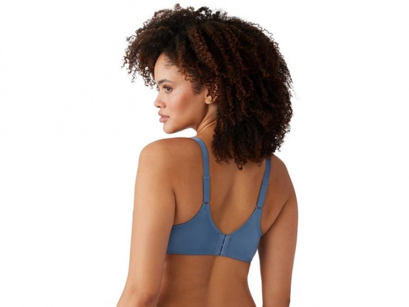 Blue Wacoal Basic Beauty Full Figure Seamless Underwire Underwear | TJACFLZ-64