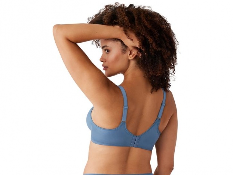 Blue Wacoal Basic Beauty Spacer Underwire T-Shirt | ZCSHGTI-39