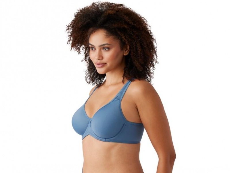 Blue Wacoal Basic Beauty Spacer Underwire T-Shirt | ZCSHGTI-39