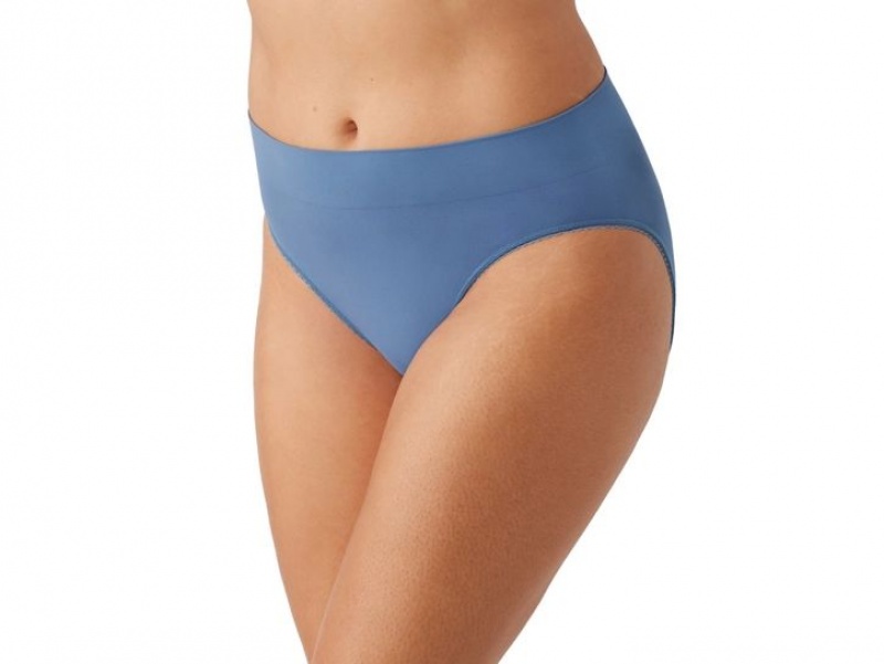 Blue Wacoal Feeling Flexible Hi-Cut Brief | JOAGZYX-32