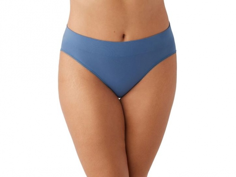 Blue Wacoal Feeling Flexible Hi-Cut Brief | JOAGZYX-32