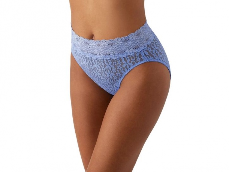 Blue Wacoal Halo Hi-Cut Brief | VMDPYCE-87