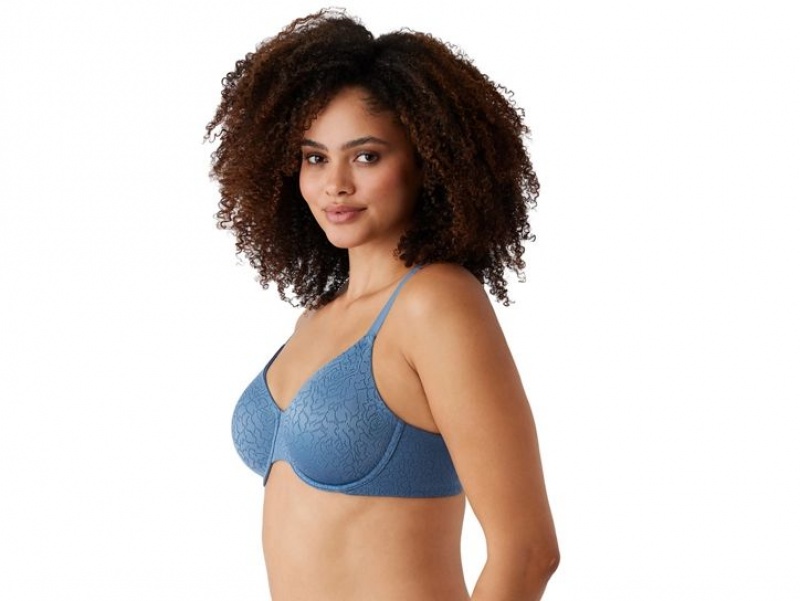 Blue Wacoal Inside Job Underwire Underwear | BYTXGLQ-32