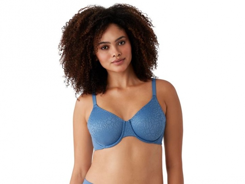 Blue Wacoal Inside Job Underwire Underwear | BYTXGLQ-32