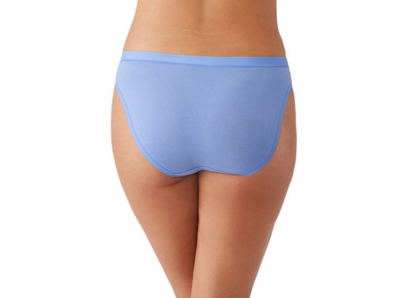 Blue Wacoal Understated Cotton Bikinis | NHPBMDA-97