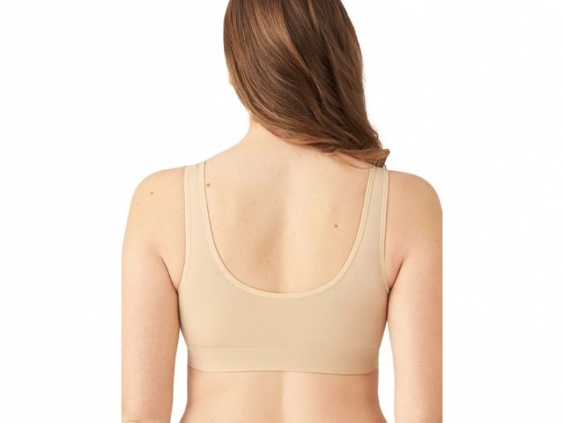 Brown Wacoal B-Smooth® Front Closelette Bralettes | GJRVIZL-02