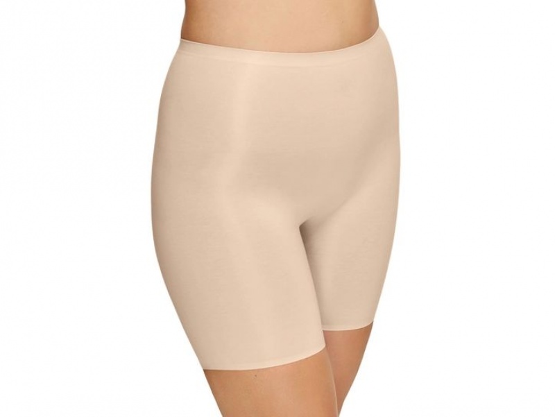 Brown Wacoal Beyond Naked Cotton Blend Thigh Shapewear | JNAQSEX-81