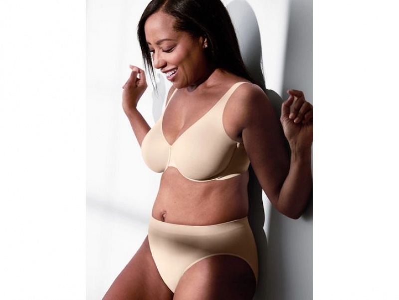 Brown Wacoal Comfortable Cool Underwire Underwear | VUBWNXD-16