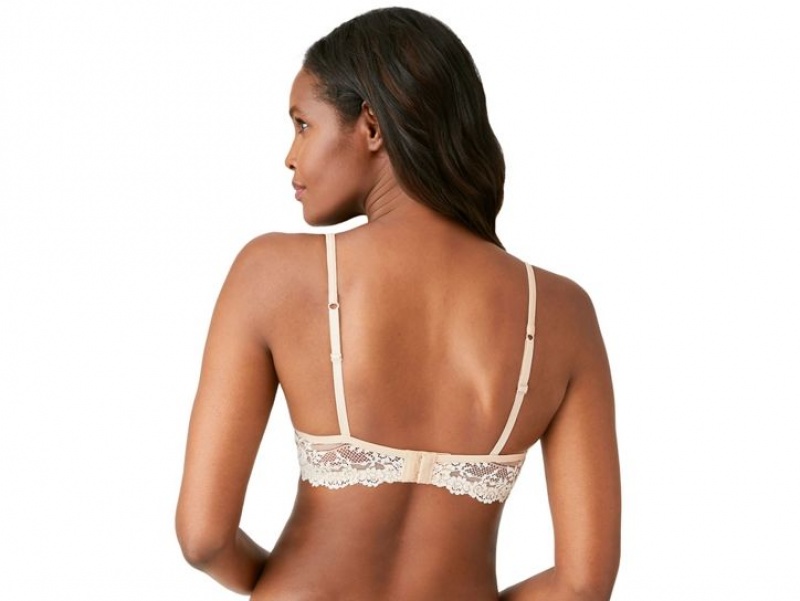 Brown Wacoal Embrace Lace® Petite Underwire Push-Up Bra | HPLJWEG-91