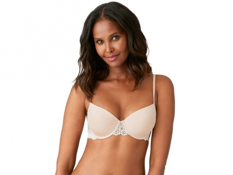 Brown Wacoal Embrace Lace® Petite Underwire Push-Up Bra | HPLJWEG-91