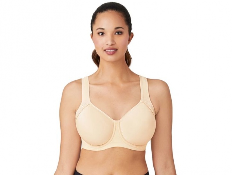 Brown Wacoal Lindsey Contour Underwire Sports Bra | BCTDLGN-31