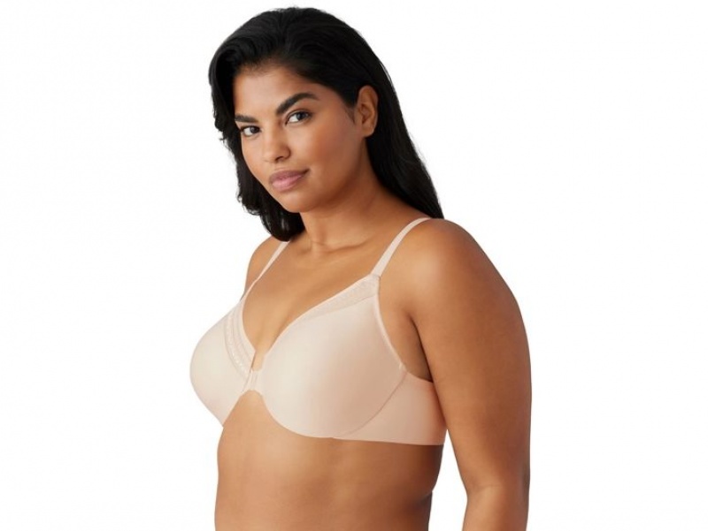 Brown Wacoal Perfect Primer Front Close Underwire Underwear | PKZUSQF-15