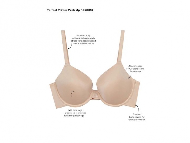 Brown Wacoal Perfect Primer Push-Up Bra | EMDOAWY-70