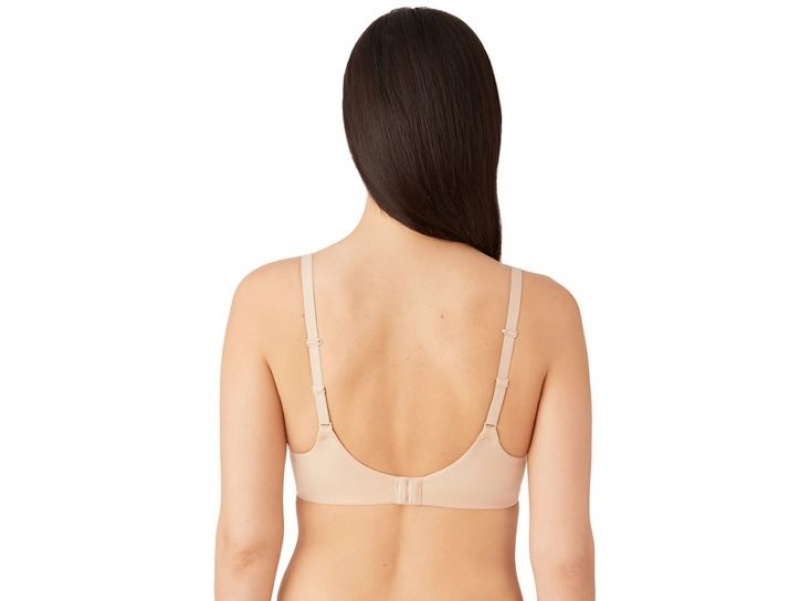 Brown Wacoal Perfect Primer Underwire T-Shirt | ZSOINTL-87