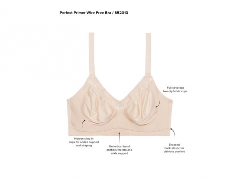 Brown Wacoal Perfect Primer Wire Free Underwear | DKWTIOM-31