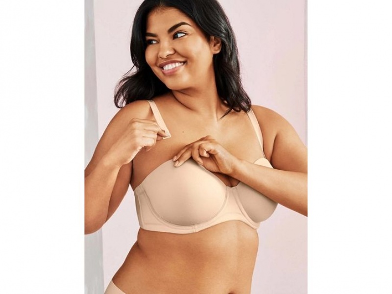 Brown Wacoal Red Carpet™ Underwire Strapless Bra | PHUJART-60