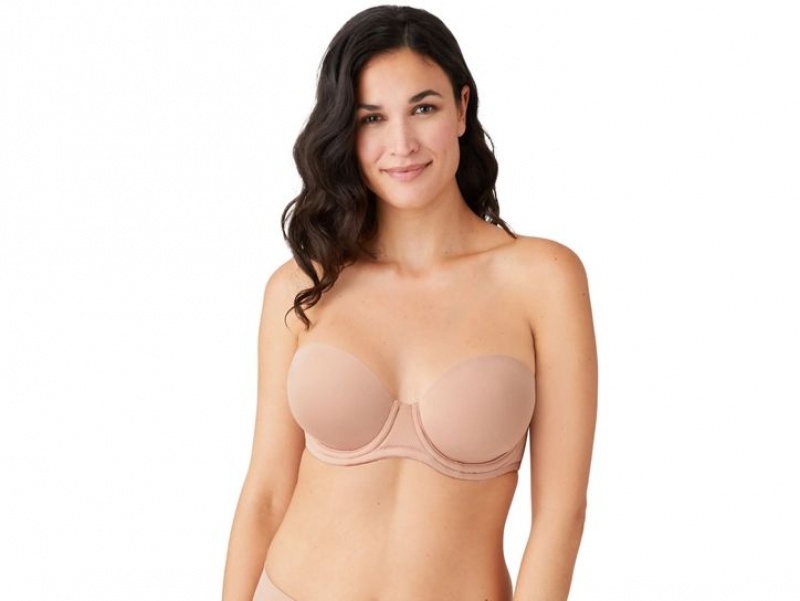 Brown Wacoal Red Carpet™ Underwire Strapless Bra | PHUJART-60