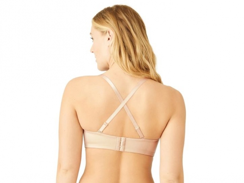 Brown Wacoal Staying Power Wire Free Strapless Bra | RUOCNLS-14