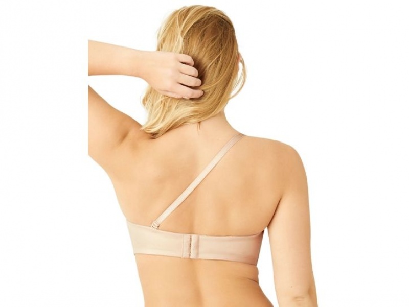 Brown Wacoal Staying Power Wire Free Strapless Bra | RUOCNLS-14