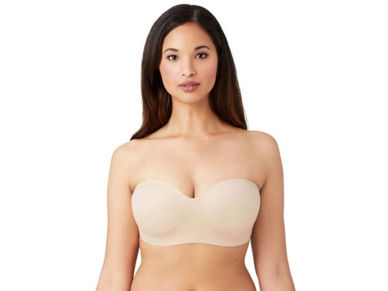 Brown Wacoal Staying Power Wire Free Strapless Bra | RUOCNLS-14