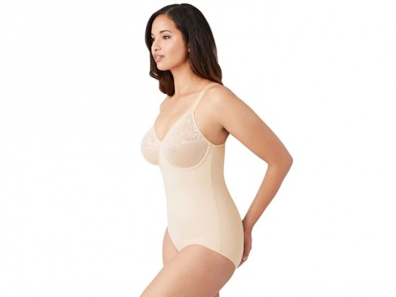 Brown Wacoal Visual Effects Body Briefer with Minimizer Bodysuit | YKNASJQ-97