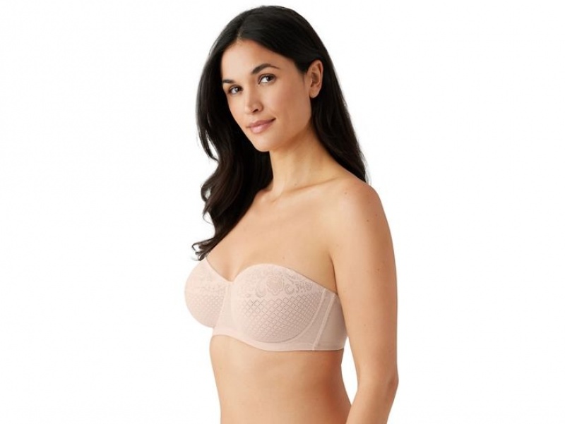 Brown Wacoal Visual Effects Minimizer Strapless Bra | QEIBHWM-42